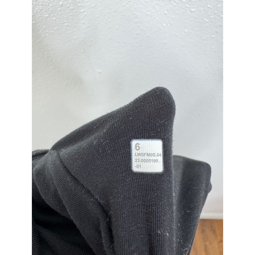 Lululemon Scuba Mid-Rise Wide-Leg Pant Full Length Black LW5FM0S Size 6 - Picture 6 of 7